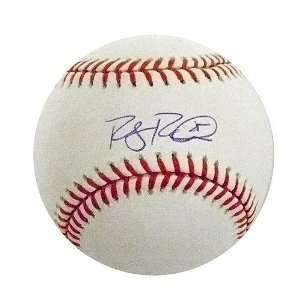  Detroit Tigers Ryan Raburn Autographed Baseball Sports 
