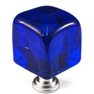  Cal Crystal   Large Blue Cube Knob (Cal Artx Clb Sn): Home 