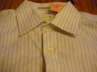 Joseph Abboud long sleeve button front dress shirt size 16 1/2 16.5 36 