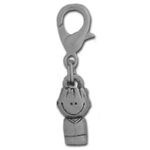  Clayvision Little Brother Boy Charm for bracelets and 