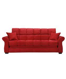 Hollywood Jazz Crimson Red Futon Sofa Bed  