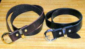 Amish made Leather Belts Black Brown w/wo Buckles 32 50  