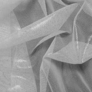 metallic stretch mesh fabric White:  Home & Kitchen