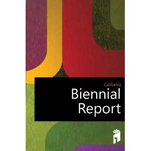  Biennial Report California Books