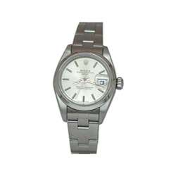   owned Rolex Womens Stainless Steel Oyster Band Watch  
