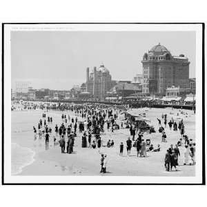   Bathing in front of the big hotels,Atlantic City,N.J.: Home & Kitchen