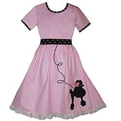 AnnLoren Boutique Girls 50s Poodle Dress  Overstock