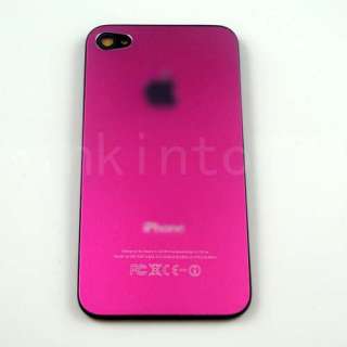 Metal Back Cover Housing Assembly For iPhone 4G Pink  