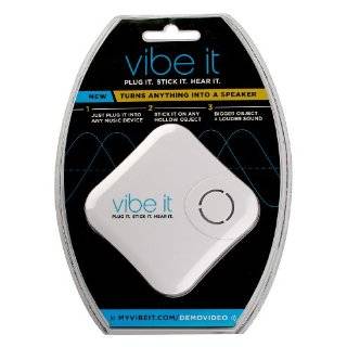 Vibe It White Portable  Player Speaker [Toy] by Wide Ideas Inc