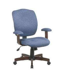Office Star Cherry Wood Finish Managers Chair  