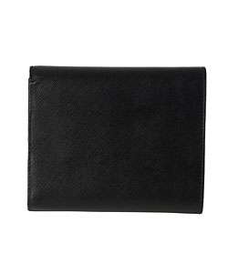 Prada Leather Tri Fold Wallet with Coin Pocket  Overstock
