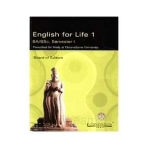  English for Life v. I BA/BSc Semester  Thiruvalluvar 