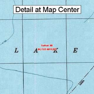  USGS Topographic Quadrangle Map   Saltair NE, Utah (Folded 
