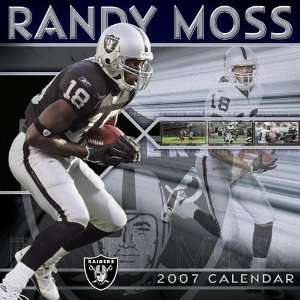  Randy Moss Oakland Raiders 12x12 Wall Calendar 2007 