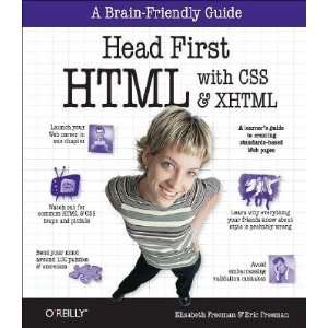   HTML with CSS & XHTML [HEAD 1ST HTML W/CSS & XHTML]  N/A  Books
