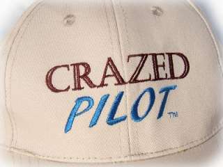 CRAZED PILOT  HAT for RC Airplane Helicopter Pilots  