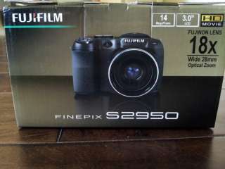 Fujifilm FinePix S2950 14.0 MP Digital Camera   Black 74101007916 