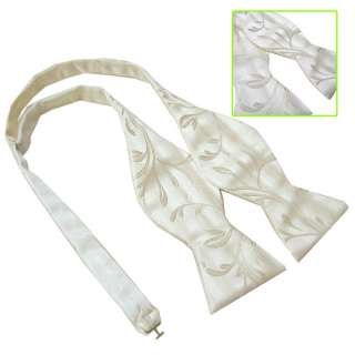 b1f# 1pc Polyester Self Tie Mens Bow tie  