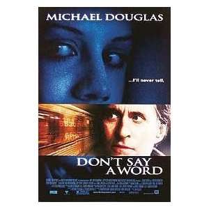  DONT SAY A WORD ORIGINAL MOVIE POSTER