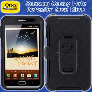 GENUINE OtterBox Defender Case for Samsung Galaxy Note GT N7000 Black 