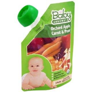 Baby Gourmet Organic Simple Purees Stage 1 (6 Months+) Orchard, Apple 