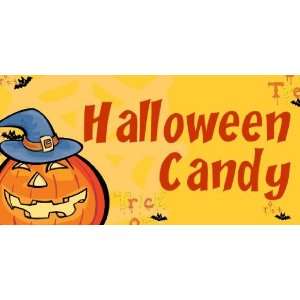 3x6 Vinyl Banner   Halloween Candy 