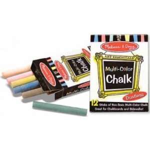  Multi Colored Chalk Sticks Melissa & Doug 4130: Toys 