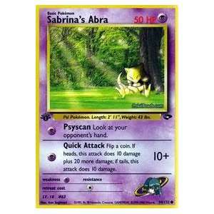    Pokemon   Sabrinas Abra (94)   Gym Challenge: Toys & Games