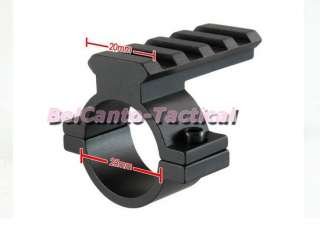   25mm Ring Mount with Top Weaver Rail for Scope Flashlight Laser  
