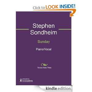 Sunday Sheet Music (Piano/Vocal) Stephen Sondheim  Kindle 
