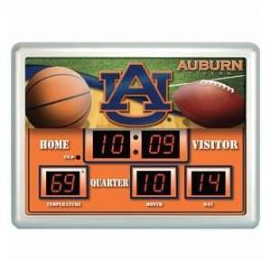    Auburn Tigers Clock   14x19 Scoreboard