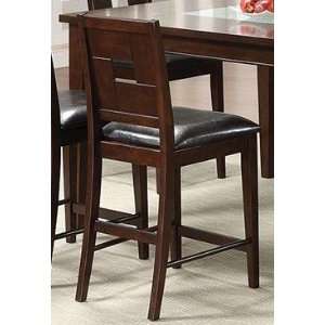 Primrose Counter Height Chair in Dark Walnut Finish by Furniture of 