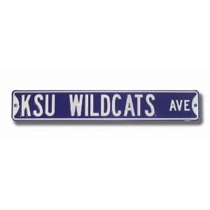  Kansas State Wildcats NCAA Embossed Street Sign: Sports 