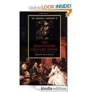   to the Eighteenth Century Novel (Cambridge Companions to Literature