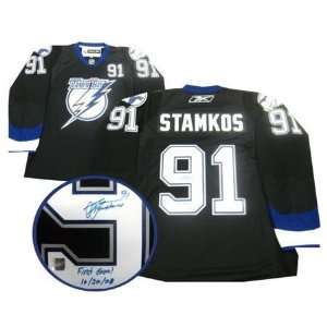   Dark Replica   1st Goal   Autographed NHL Jerseys: Sports & Outdoors