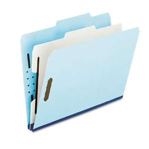 Letter, 4 Section, Blue, 10/Box   Sold As 1 Box   Keep related records 