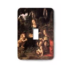   Art Da Vinci Madonna of the Rocks Decorative Steel Switchplate Cover