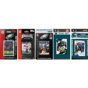  NFL Philadelphia Eagles 5 Different Licensed Trading Card 