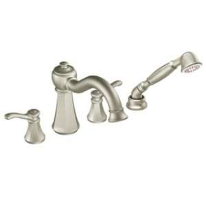   Two Handle High Arc Roman Tub Faucet Includes Band: Home Improvement
