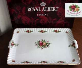 Royal Albert OLD COUNTRY ROSES Fluted Serving Tray, NIB  