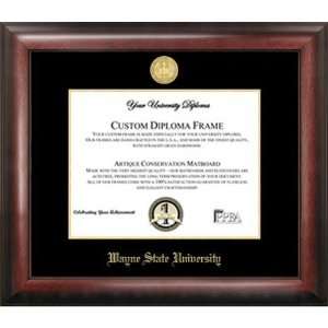  Wayne State University Gold Embossed Diploma Frame: Sports 