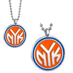 Gameplan Jewelry New York Knicks Mens Chrome Medallion  
