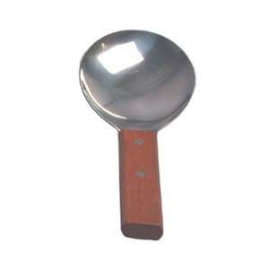 Stainless Steel Rice Paddle With Wood Handle   9 1/4  