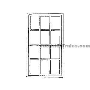  Grandt Line O Scale Double Hung Factory Windows 12 Pane 
