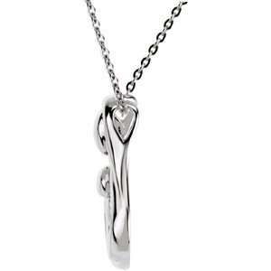   Child Mothers Embrace Necklace W/Packaging In Sterling Silver