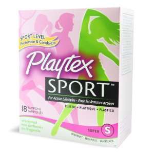   Sport Unscented Tampons Super, 18 Tampons