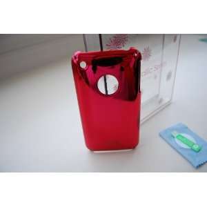  Iphone 3G 3GS Red case by MORE with mirror screen 