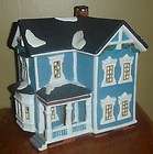 Dept. 56 Dickens Collectible Christmas Village Blue House 1997 FREE 