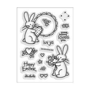  Stampendous Perfectly Clear Stamps 3X4 Sheet Luv Bunnies 