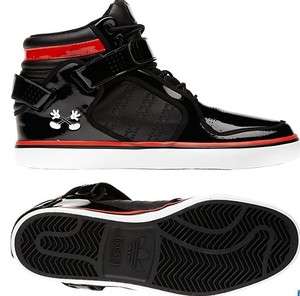   Mens Adidas Originals Size 10 MICKEY MOUSE Disney AdiRise Black Shoes